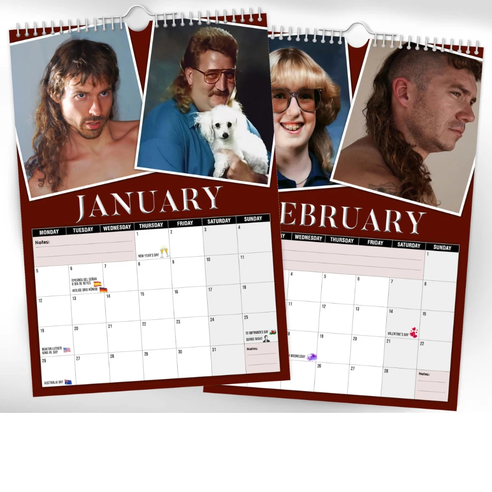 World’s Greatest 2027 Wall Calendar 12 Months Motivational Planner with Note Section Funny/Quirky/Christmas/Birthday/Gift