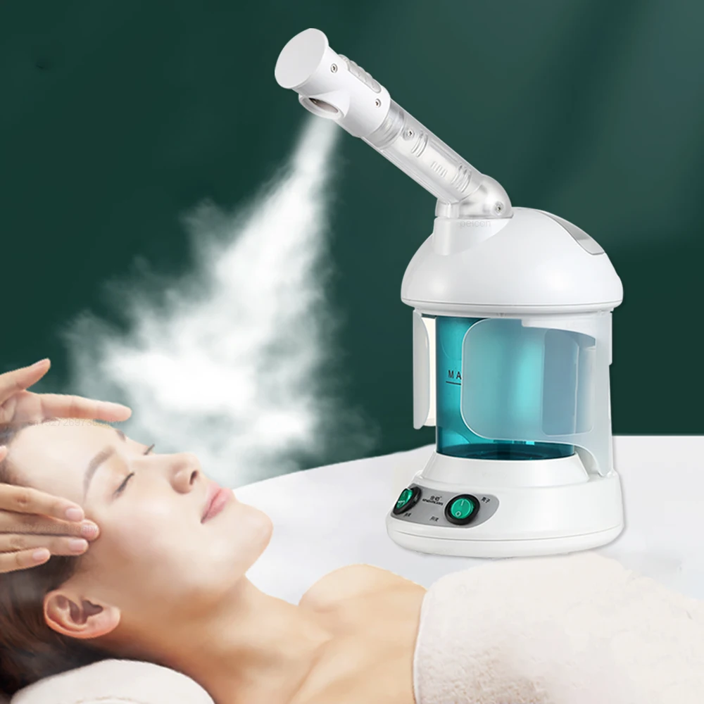 Facial Steamer Facial Vaporizer Professional Face Steamer for Face Moisturizing Hot Warm Mist Sprayer Portable Facial Steamer