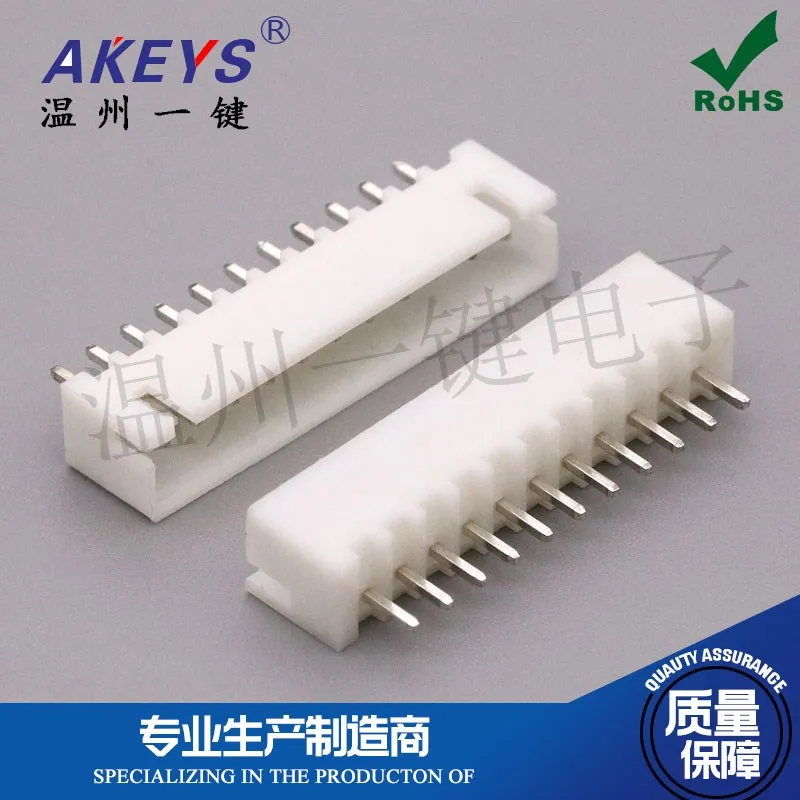 XH2.54mm Spacing Straight Needle Socket 2P/3/4/5/6/7/8/9/10 Vertical Connector