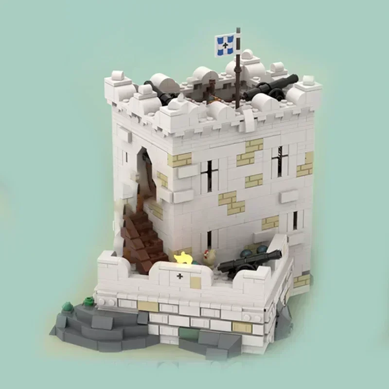 DIY Montage Verteidigung Bauen Spielzeug Weihnachtsgeschenk Modulare Kaiserliche Küsten Festung Modell Technologie Ziegel Moc Baustein
