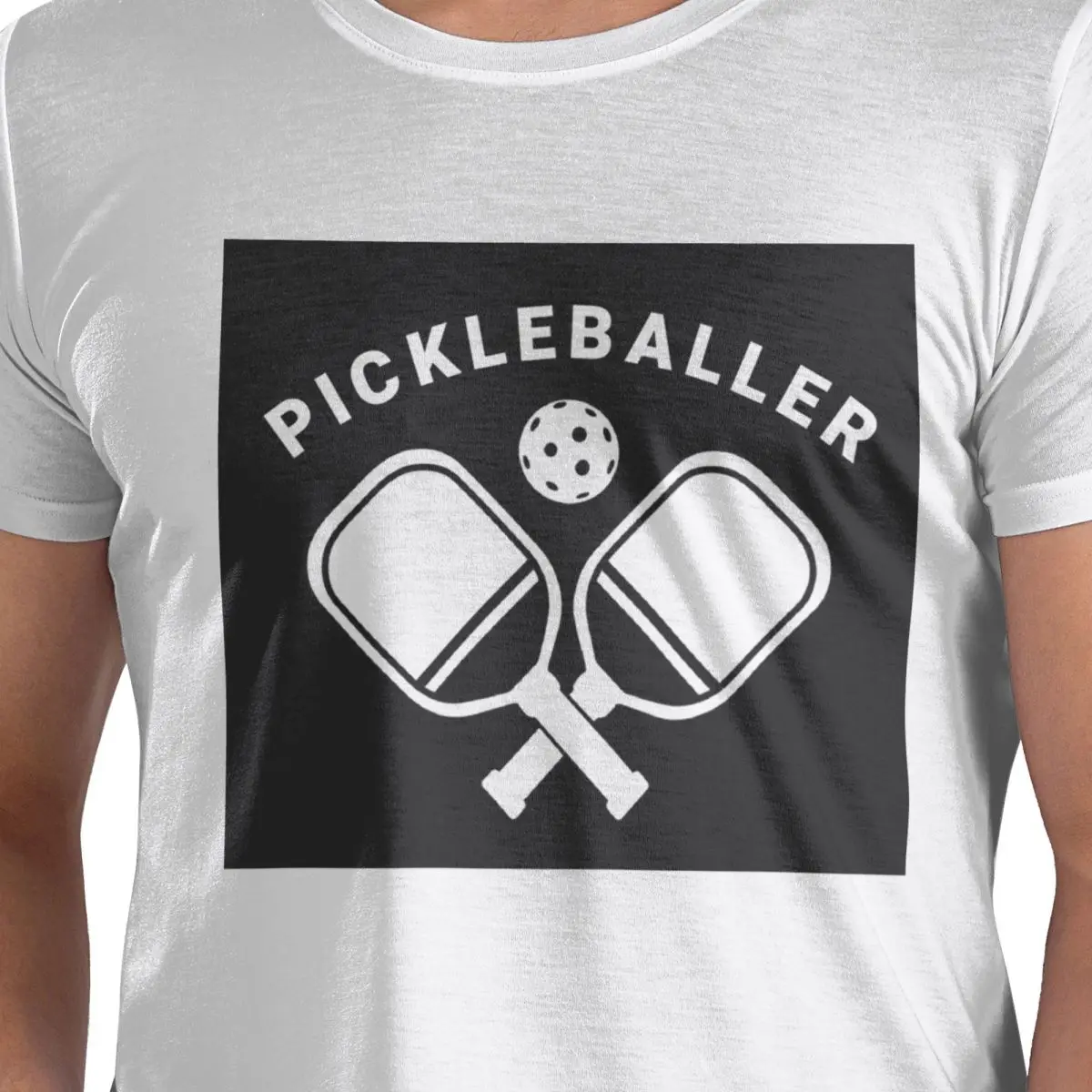 

Fun Pickleball Apparel Pickleballer 100% Cotton T-Shirt Men's Oversized T Shirts Men Round Neck Short Sleeve S-6XL