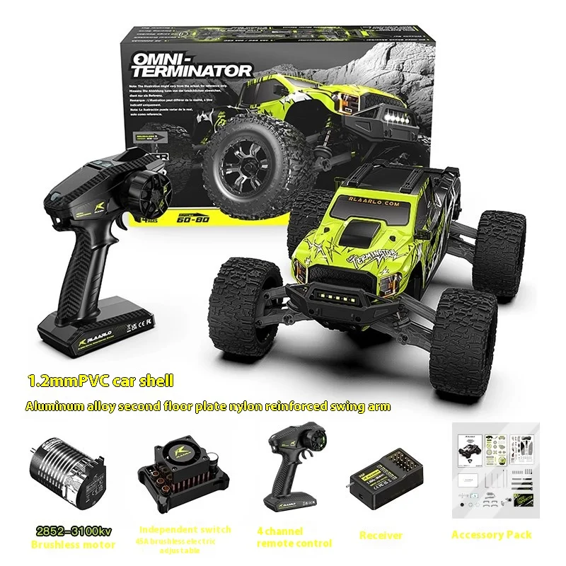In Voorraad 1:10 Rlaarlo All-Around Terminator Rc Afstandsbediening Terreinwagen Simulatie Legering Miniatuur Model Aangepaste Speelgoed gift
