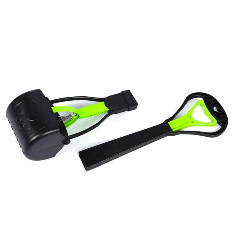 Pelle à excréments ergonomique à long manche pour animaux compagnie, idéale pour les pelouses, l'herbe, saleté le