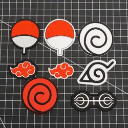 Gorący sprzedawanie Naruto Cartoon Anime DIY haft na rzepy Logo moda dla dzieci nagroda odznaka torba naklejka łatka dodatki odzieżowe