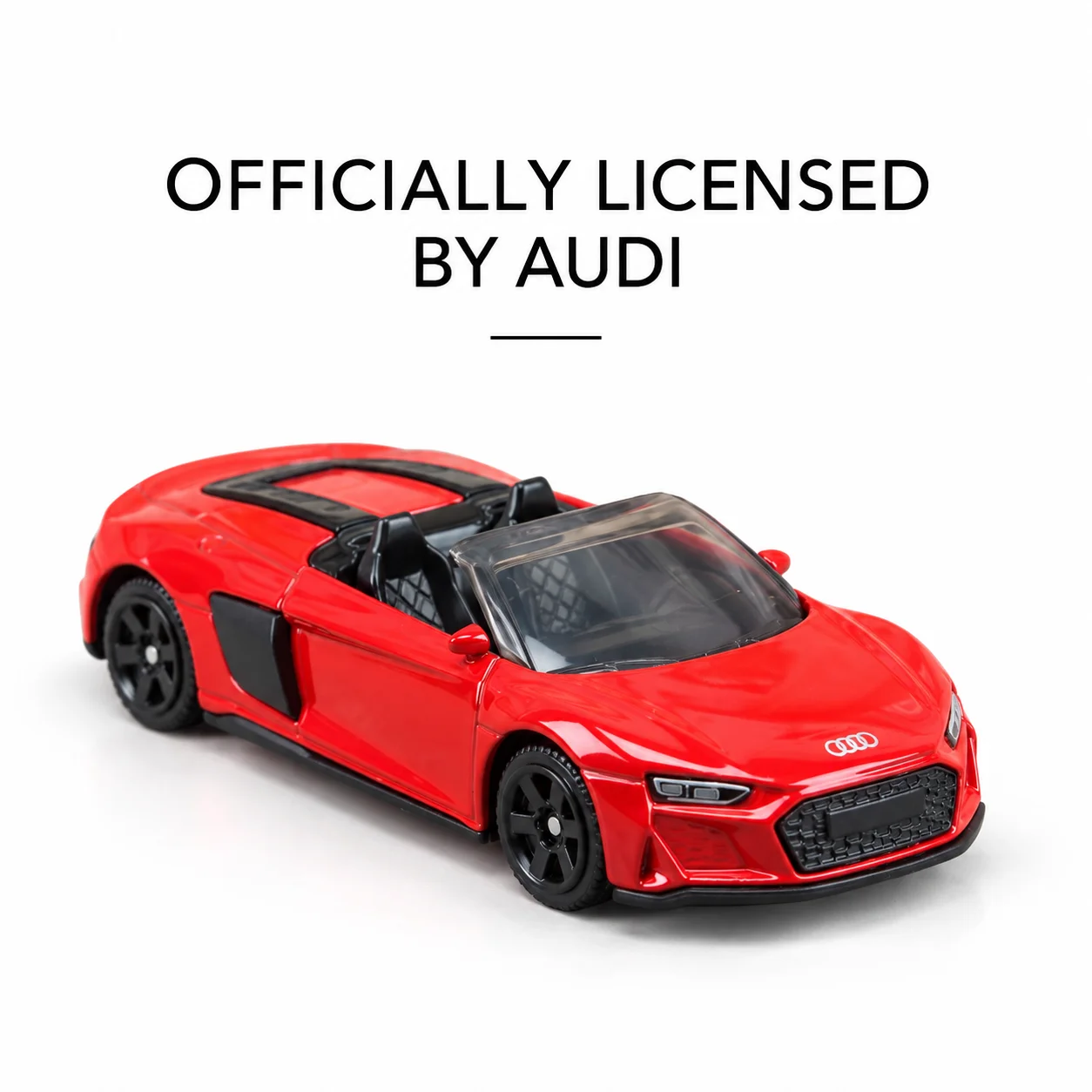 CCA MSZ 1:58 Audi R8 Spyder Convertible Miniature Model Alloy Metal Toy Car Vehicle Free Wheels Display Collection Gift