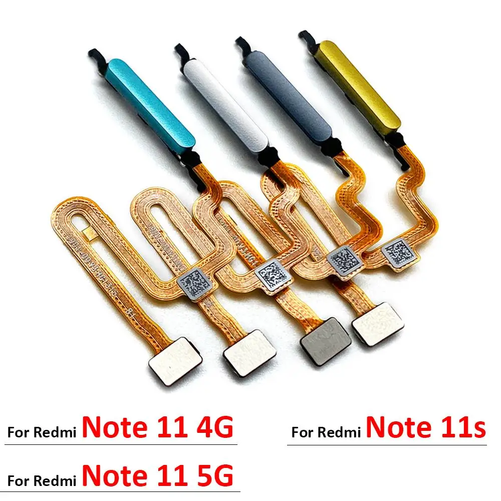 

Original For Xiaomi Mi Poco M4 Pro 4G 5G Redmi Note 11 11s 4G 5G Home Button FingerPrint Touch ID Sensor Flex Cable Repair Parts