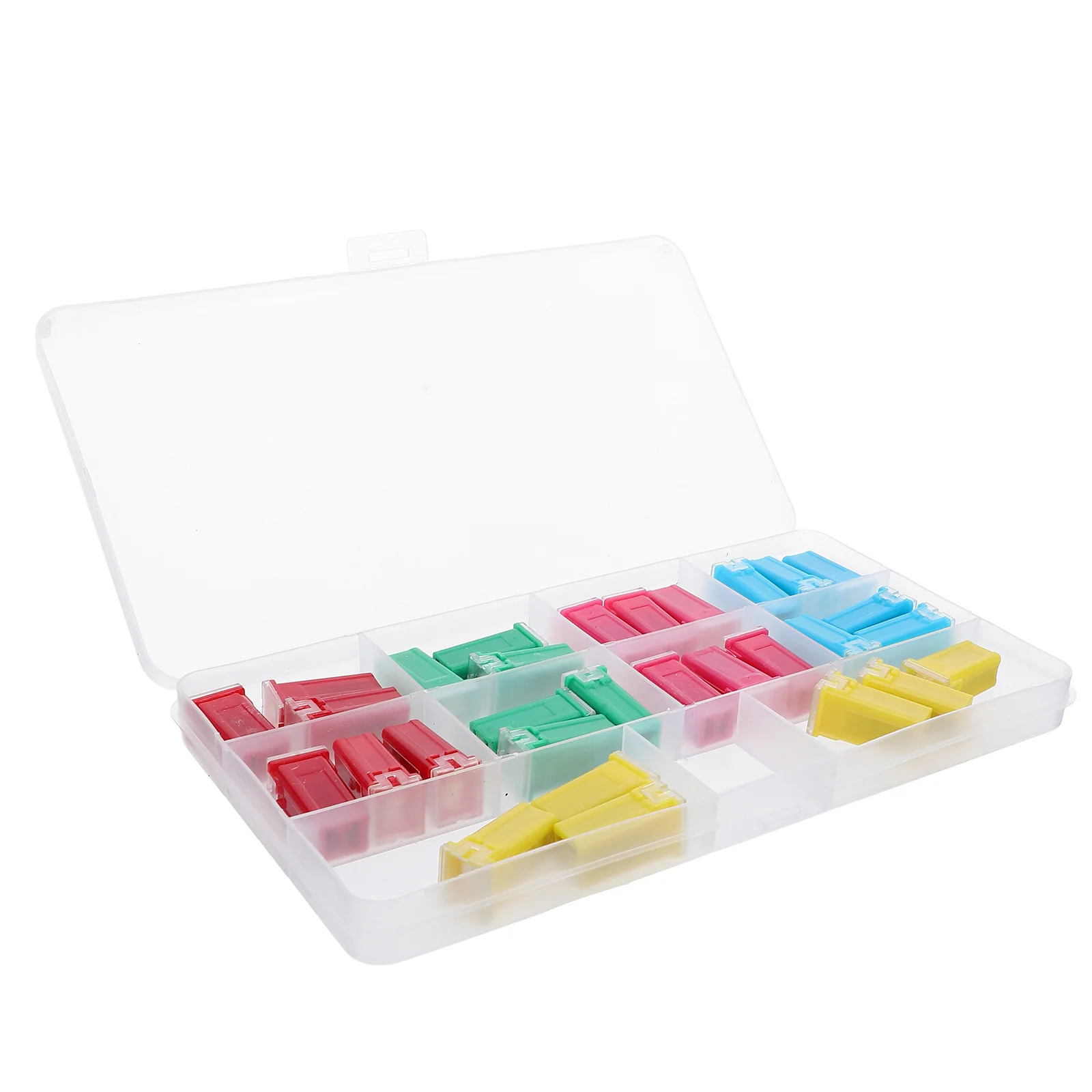 

30Pcs Car Fuse Kit Box Shaped Plastic Holder Mini Automotive Supplies Assortment Vehicle Circuit Protection Waterproof Inline