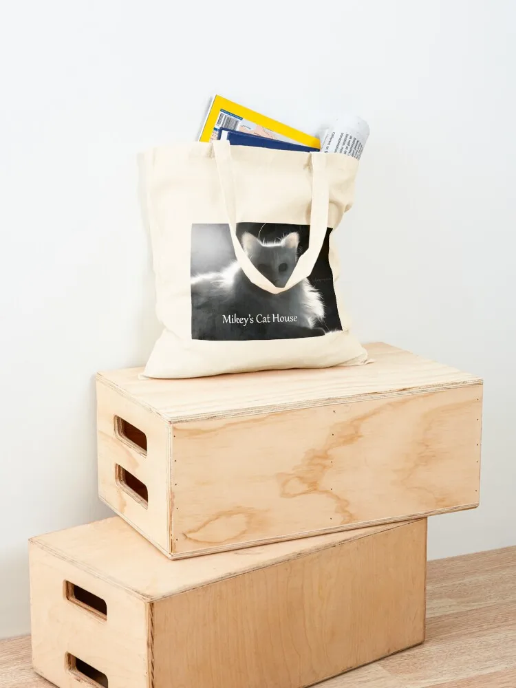 Mikey's Cat House w/Mikey Tote Bag Large bags for women Eco bag Women's shopper Women's handbag