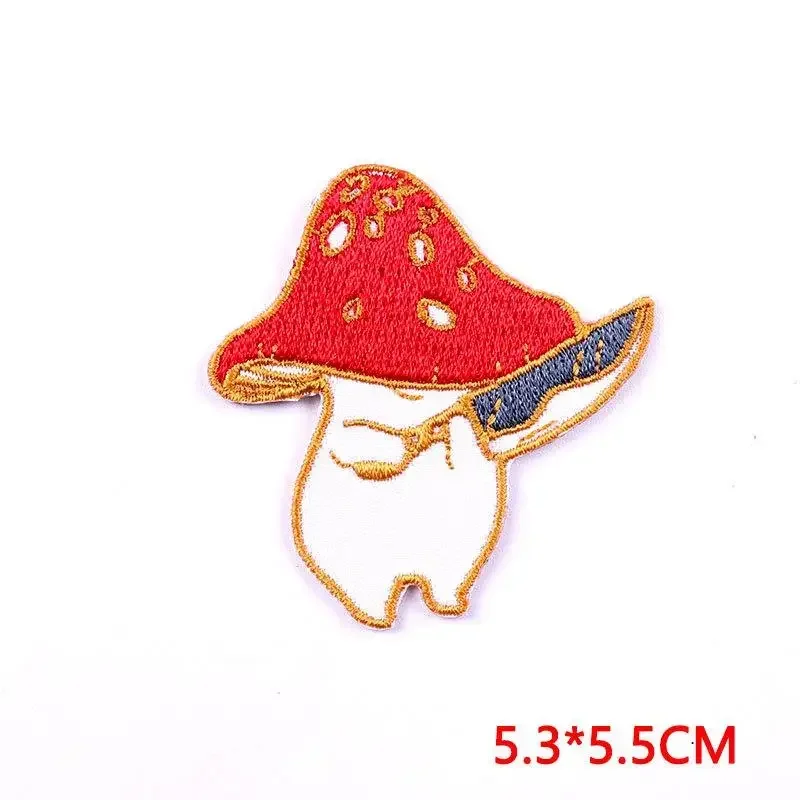 Embroidered Patch Iron On Patches for Clothing Pocket Duck Clothes Stickers Fabric Sewing Thermal Adhesive Applique Fusible