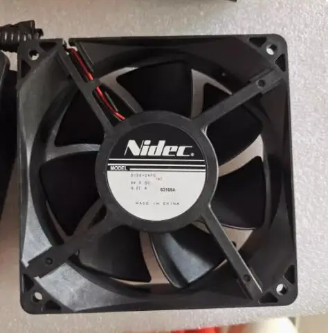 Nidec D12E-24PG DC 24V 0.37A 120x120x38mm 2-Wire Server Cooling Fan