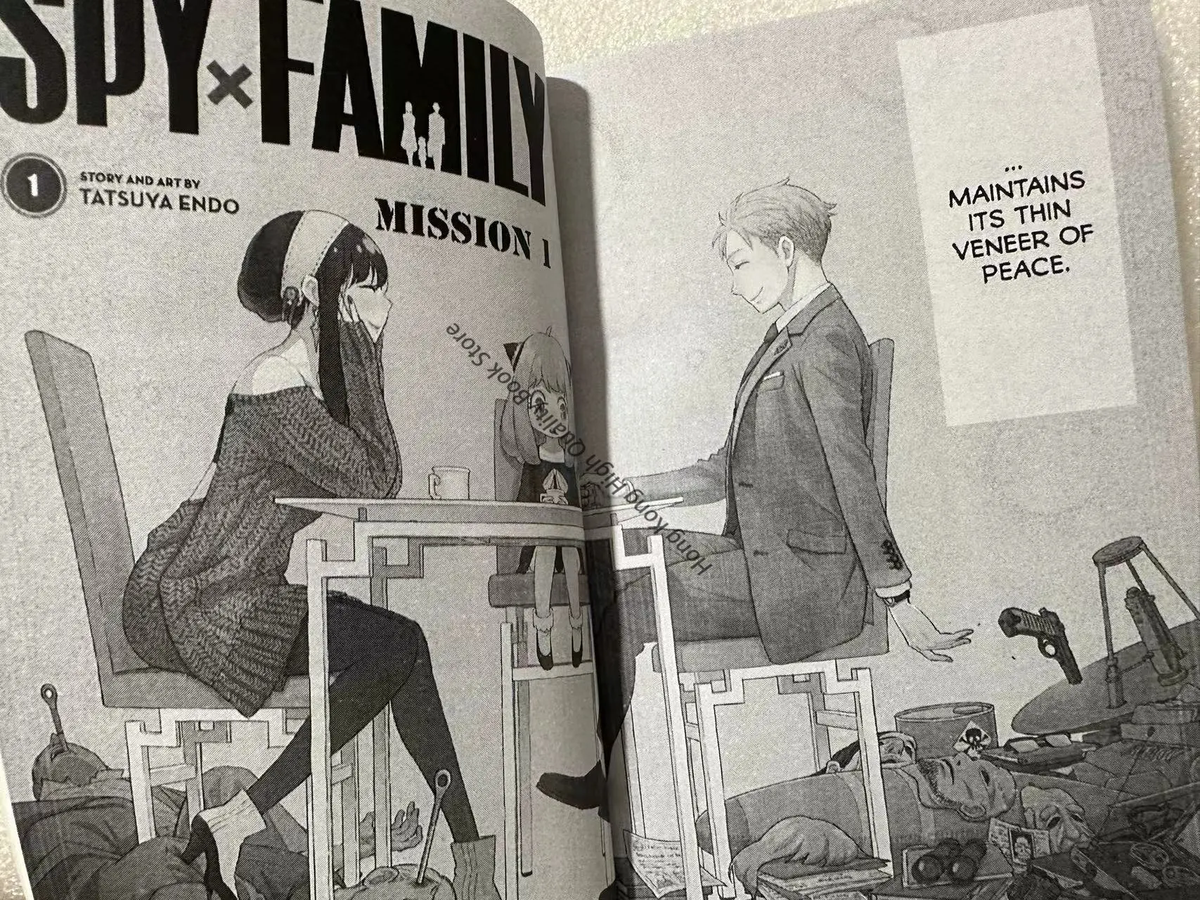 English Version  SPY×FAMILY Volume 1 SPY  English Books  Comic Book Japanese Manga Comics Book  English Manga