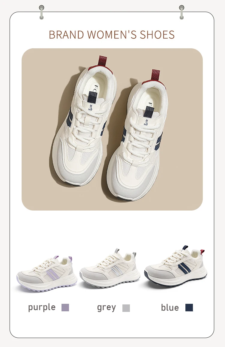 FOXER Damen Sneakers 2026 Neue Lässige Atmungsaktive Mesh-Schuhe Damen-Vulkanisierschuhe Sportschuhe – Detail 5