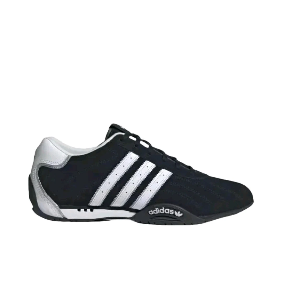 

Adidas Originals ADIRACER Мужские и женские кроссовки, классические, повседневные тренировочные кроссовки, черный/белый