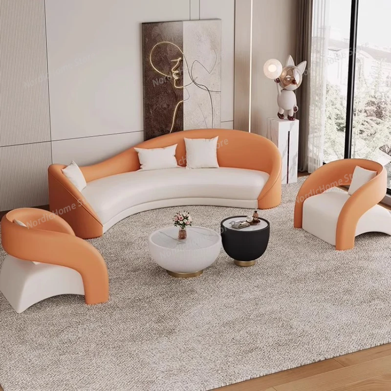 Aesthetics Light Luxury Sofas Room Decor Comfortable Lounge Unusual Creative Sofas Adult Hallway Trendy Muebles Salon Furniture