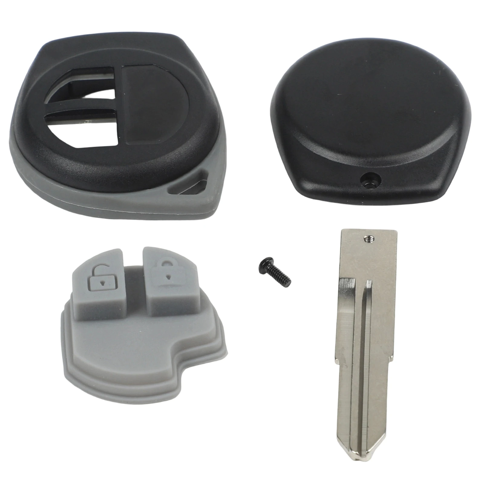 For SUZUKI-Compatible Key Shell 2 Button ABS Housing for Vitara For Swift For Ignis SX4 For Liana Alto SZ11R Blade