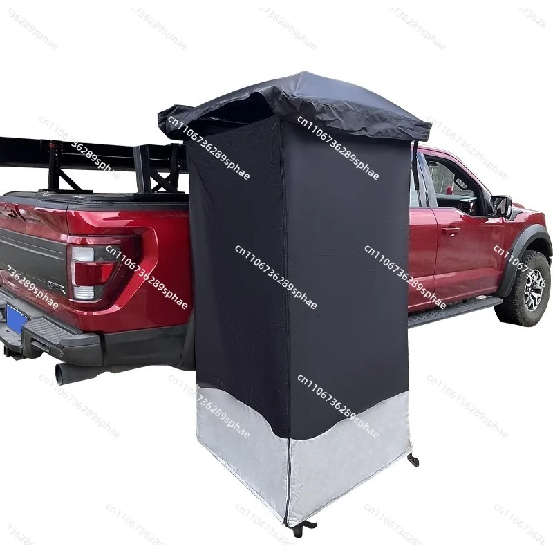 Soft shell outdoor car shower bath tent single aluminum alloy camping toilet windshield changing clothes