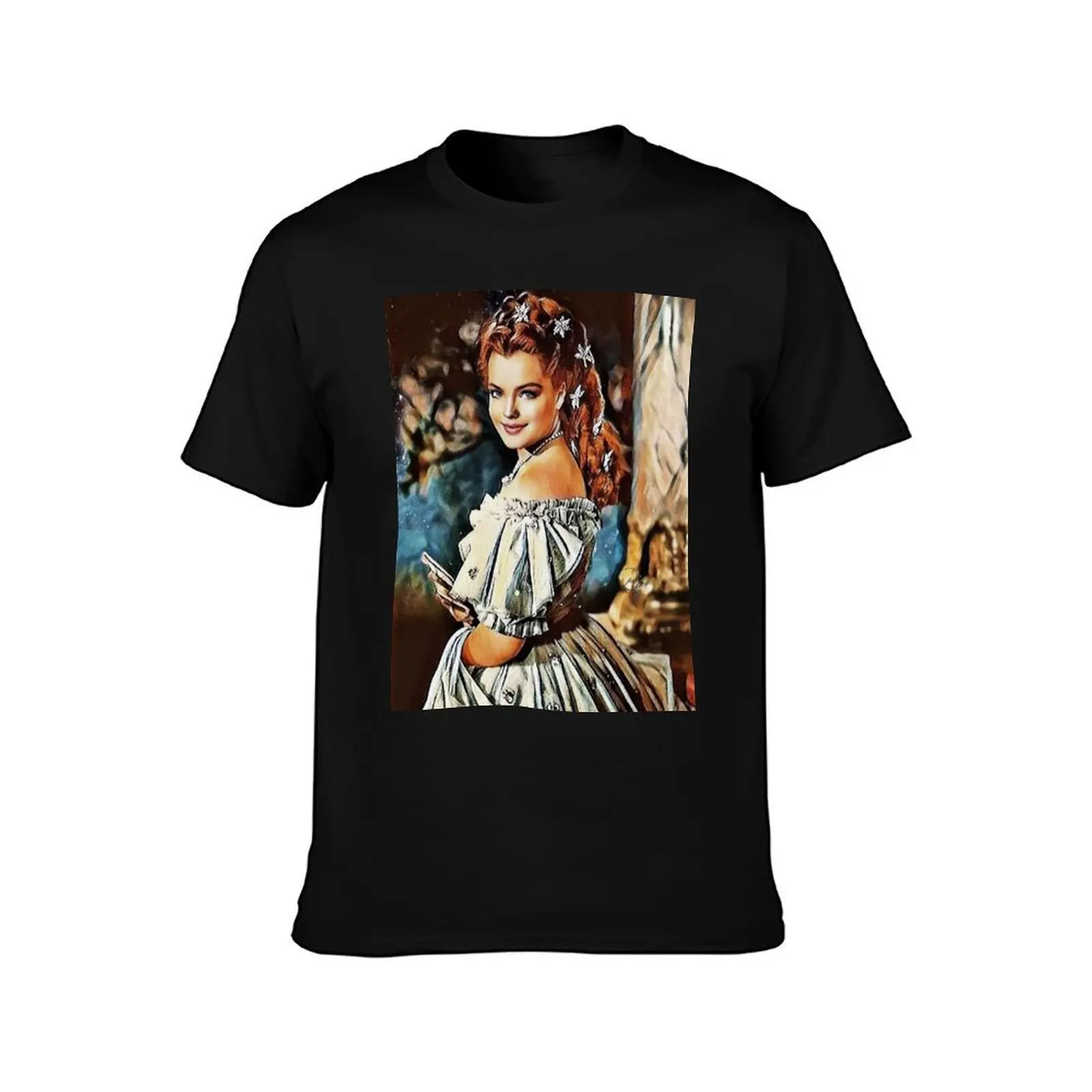 EMPRESS SISSI - PENCILED VERSION T-Shirt, Summer Casual Cotton Tee, Oversized Streetwear Tops, Vintage Graphic Print