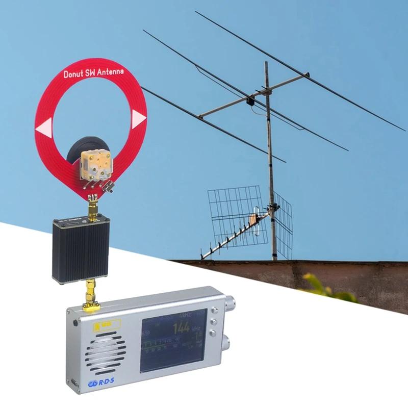 B37B-TEF6686 Radio Receiver All Band FM/MW/Shortwave /LW Radio Portable Handheld Radio With Donut Antenna Amplifier