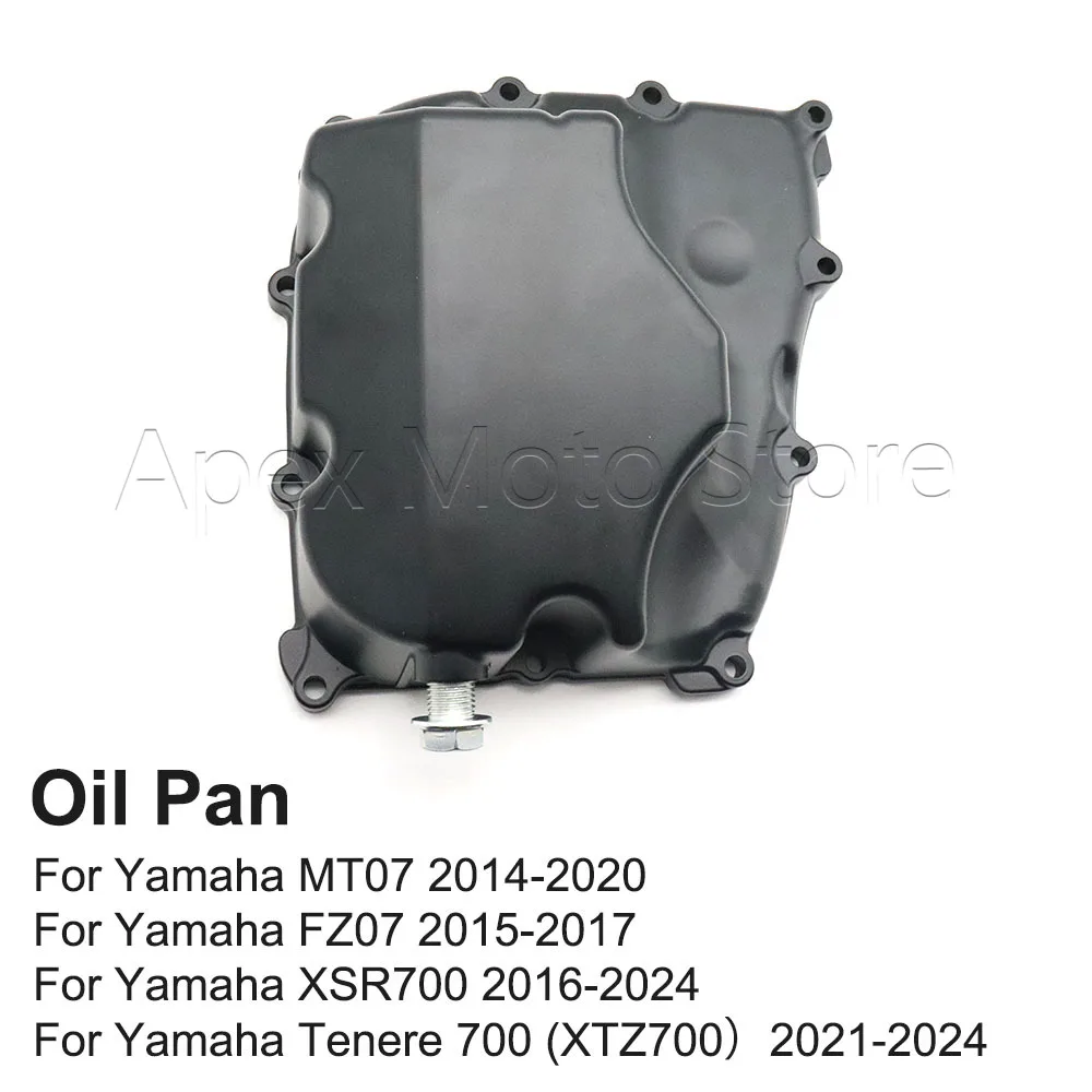 Motorcycle Oil Pan Strainer Cover Assy For Yamaha MT07 FZ07 YZF-R7 XSR700 Tenere 700 YZF R7 MT FZ 07 2014-2025 2024 2023 2022