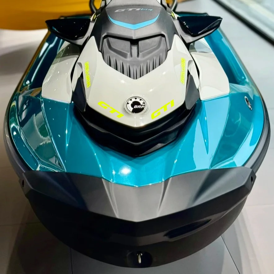 ل BRP SEADOO GTI جت سكي ملصقات شارات الفينيل SE90 SE130 SE170 SEA-DOO Jetski قارب ملصق مزخرفة البحر دو اكسسوارات