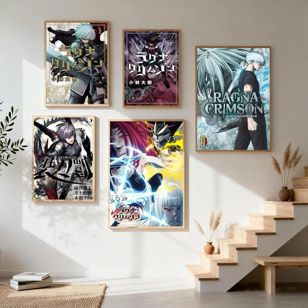 Póster de Anime R-Ragna C-Crimson, gran oferta, póster HD, arte de pared, decoración nórdica de alta calidad para el hogar, sala de estar