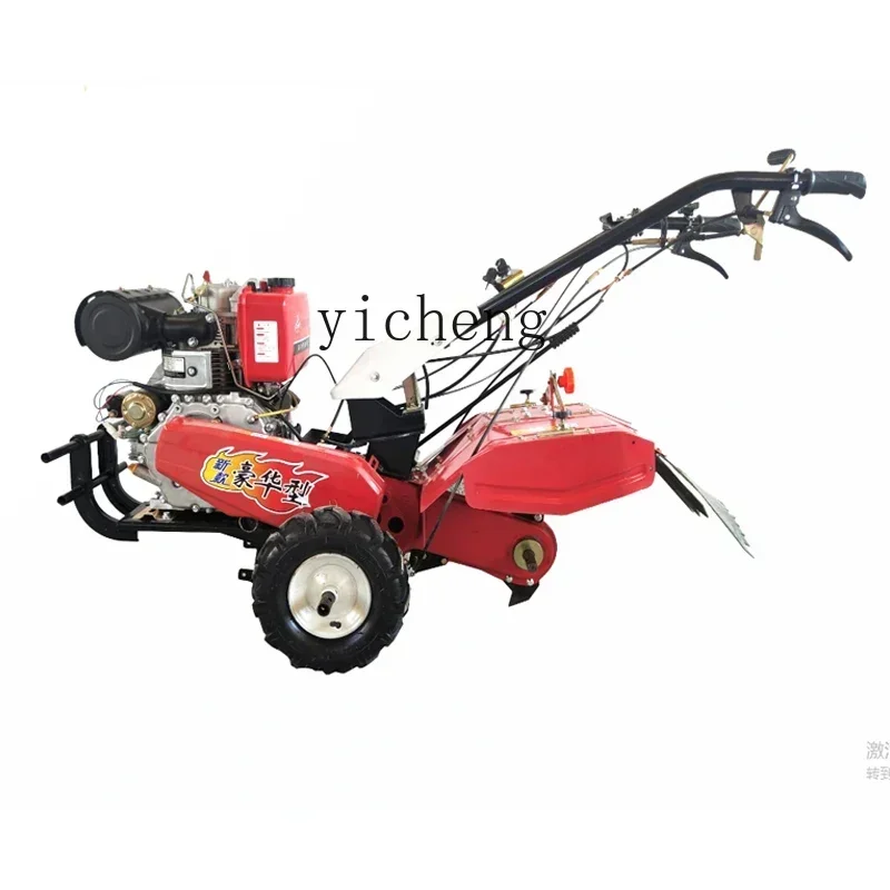 

Многофункциональный микрокультиватор с двойным дифференциалом и воздушным охлаждением, небольшой электрический старт, роторный культиватор для переноски, роторный культиватор