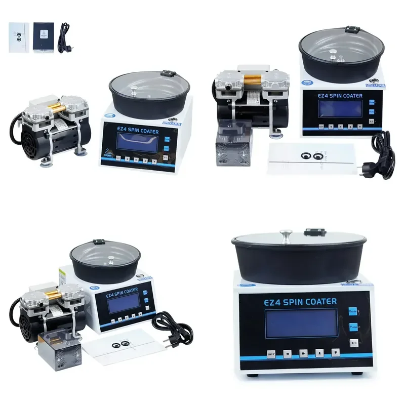 Brand For Laboratory Compact Spin Coater / Spin Processor EZ4 + Oil-free Vacuum Pump + VACUUM SPIN CHUCK 110V/220V