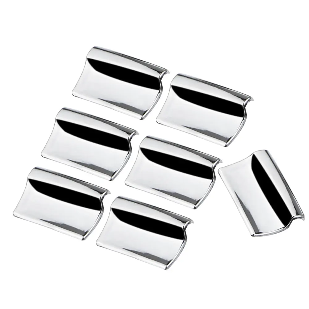 7 Pcs/set Chrome Car Window Lift Button Sequins Sticker Cover Trim for BMW F10 F18 F07 5 Series 5GT 2010 - 2018 Accessories