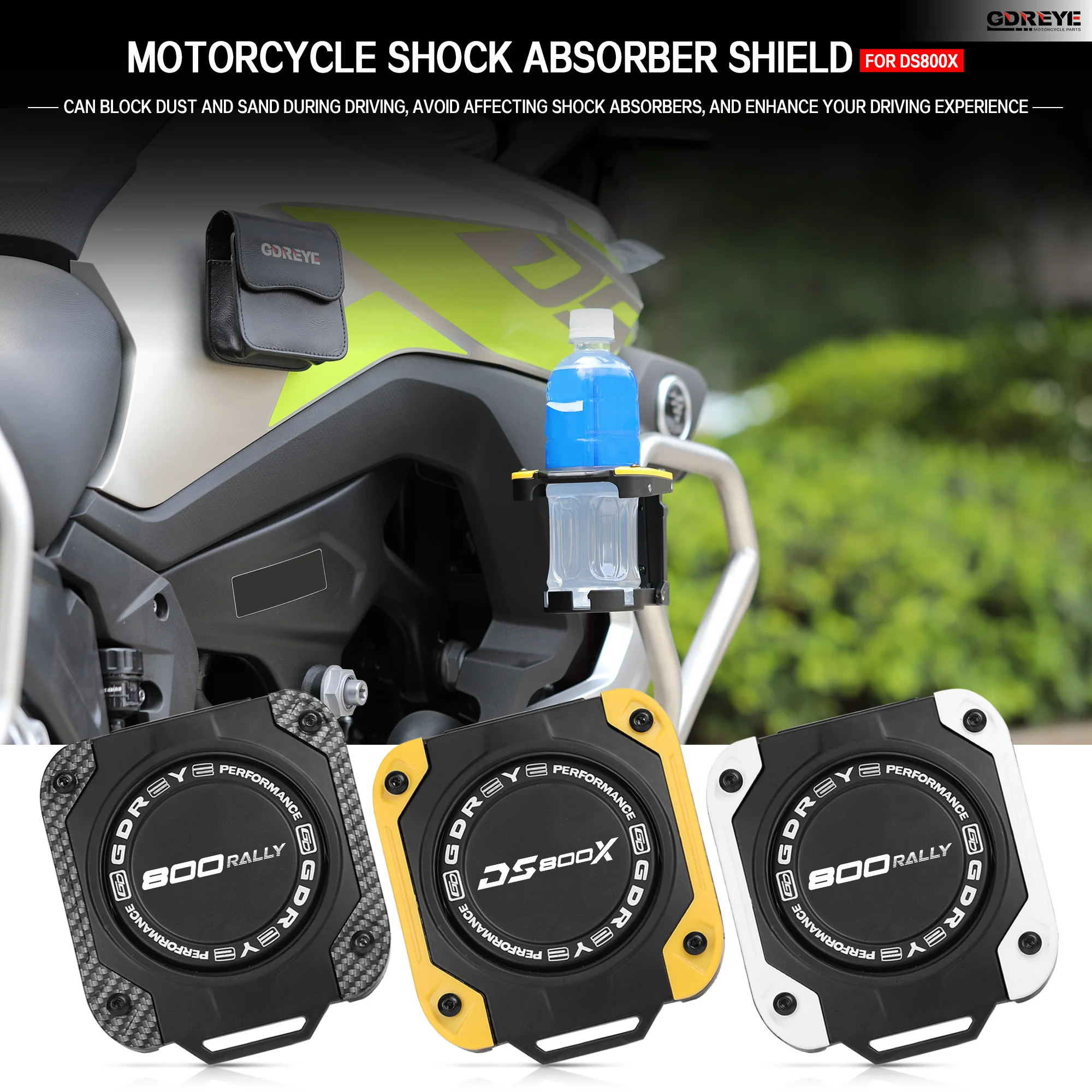 

Для Voge 800Rally DS800X Мотоцикл 800 ралли Алюминиевый сплав Держатель для чашки для напитков и воды Держатель для бутылки с водой