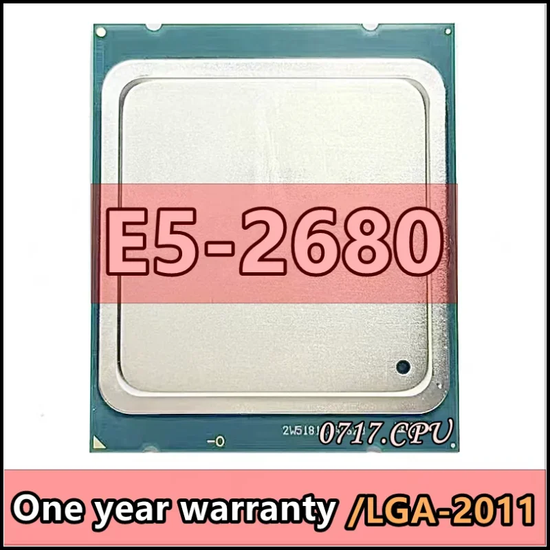 E5-2680 E5 2680 SR0KH 2.7 جيجا هرتز ثمانية النواة ستة عشر خيط معالج وحدة المعالجة المركزية 20 متر 130 واط LGA 2011