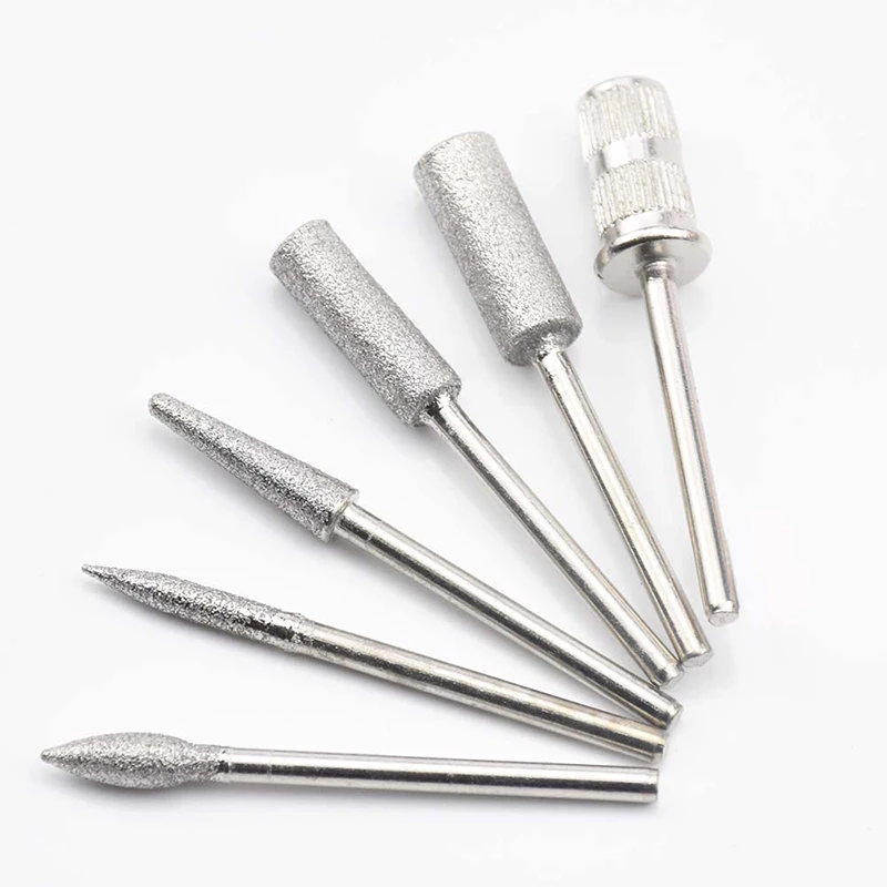 Professional High-Speed Nail Drill with Metal Brush for Removing Nail Polish Dead Skin Carving with High Stability