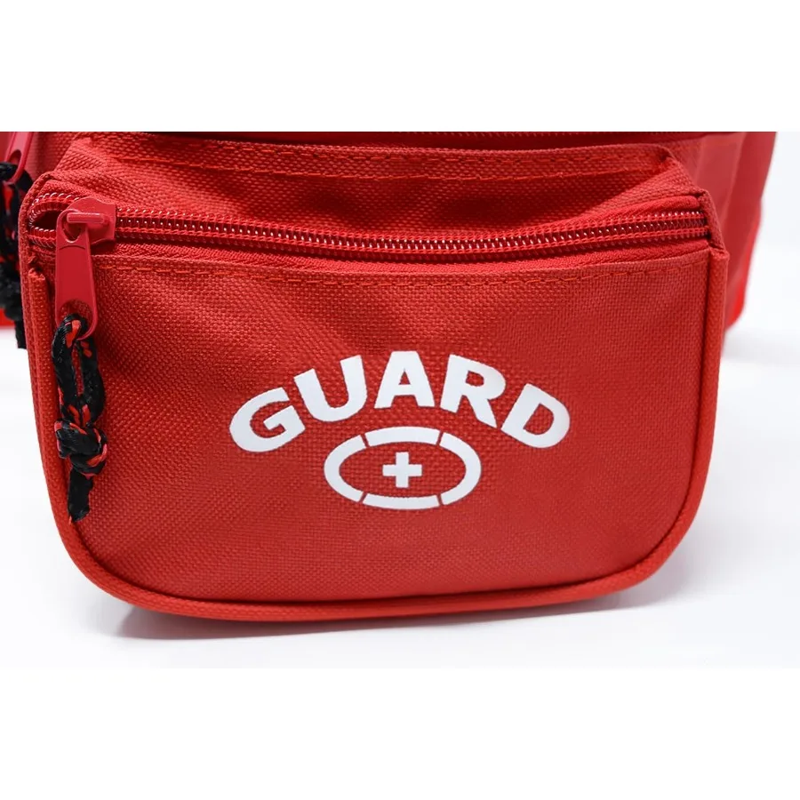 صفارة Adoretex Guard Fanny Pack مع مجموعة معدات الحبل - حزمة الإسعافات الأولية مع حزام قابل للتعديل و3 جيوب بسحاب #3