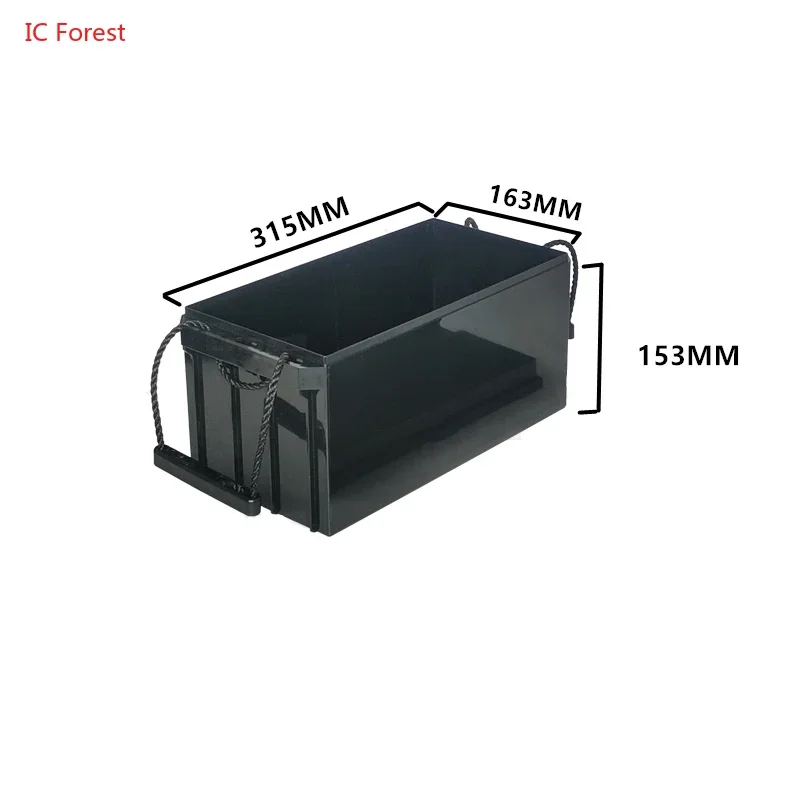 12V 24V Lifepo4 Battery Case 50Ah 90Ah 105Ah 120Ah 150Ah 200Ah Battery Storage Boxes Yachts RV Battery Solar Cells Plastic Case