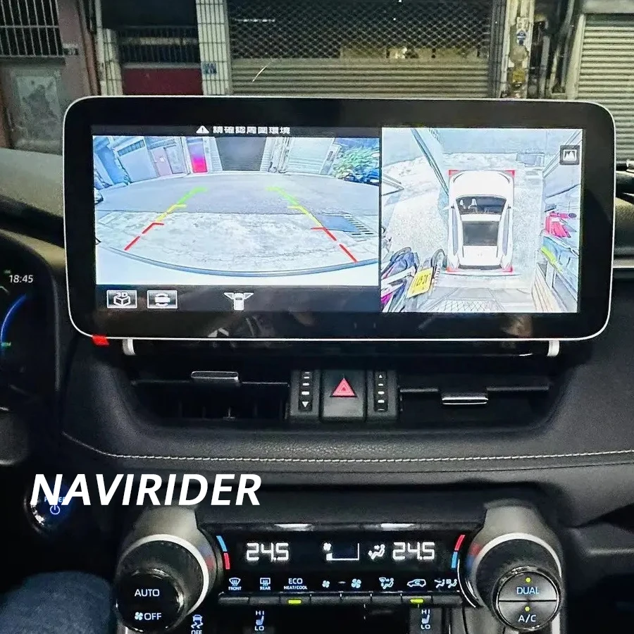 NaviRider 12.3 Inch Android 14 Screen For Toyota RAV4 Prime XSE 2021 2022 Car Multimedia Video Player GPS Navig Speaker 8+256GB