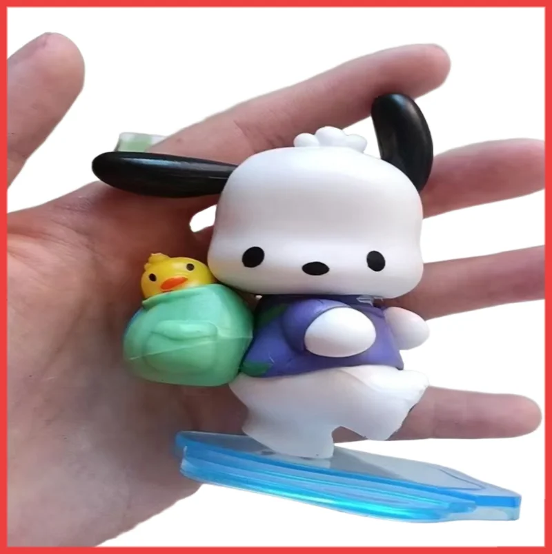 

Kawaii Mysterious Box Pochacco School Fun Series слепая коробка милая аниме кукла из ПВХ Q-Edition модель украшение для офиса и рабочего стола