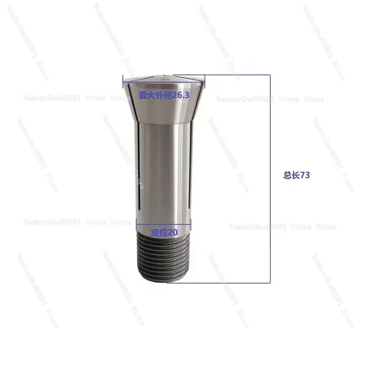 Hochpräzise Spannzange W20/W25 für 5-Achsen-Werkzeugmaschine Schweizer Feder-Spannzange CNC-Drehmaschinen-Vorrichtung -095