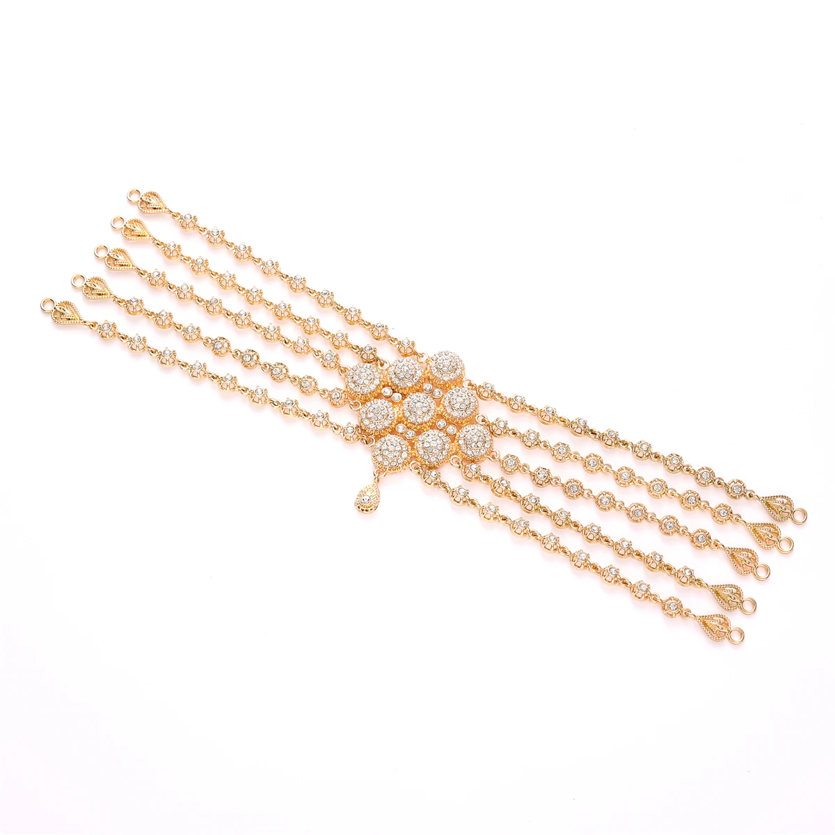 2022 New Fashion Exquisite Jewelry Headdress Women's Metal Chain Temperament Accessories Holiday Gift Headchain