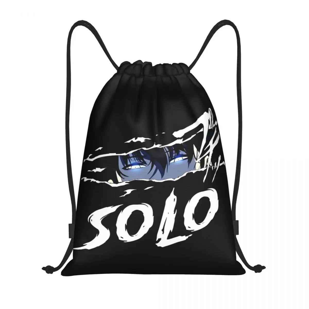 

Anime Solo Leveling Cartoon Drawstring Backpack Gym Sports Sackpack String Bags for Yoga