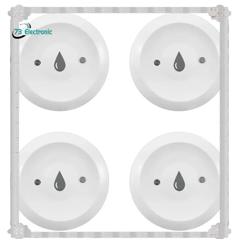 

24-Hour Delivery 4X Zigbee Water Immersion Sensor Smart Life Leakage Sensor Water Linkage Alarm App Remote Monitoring Water Leak