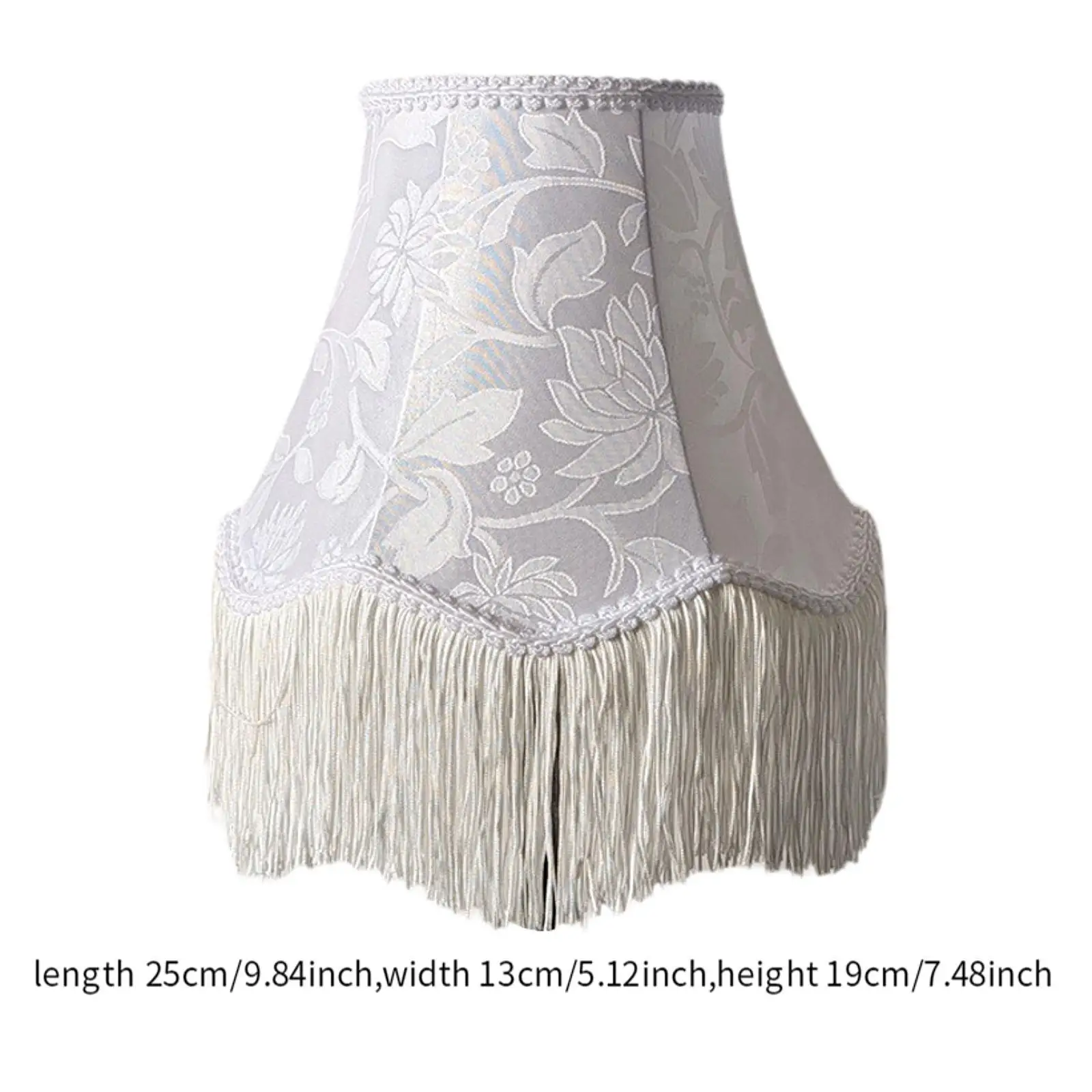 Tabletop Lamp Shade with Tassel Fashion Contemporary Desk Light Shade for Restaurant Study Room Apartment Party Home Decoration