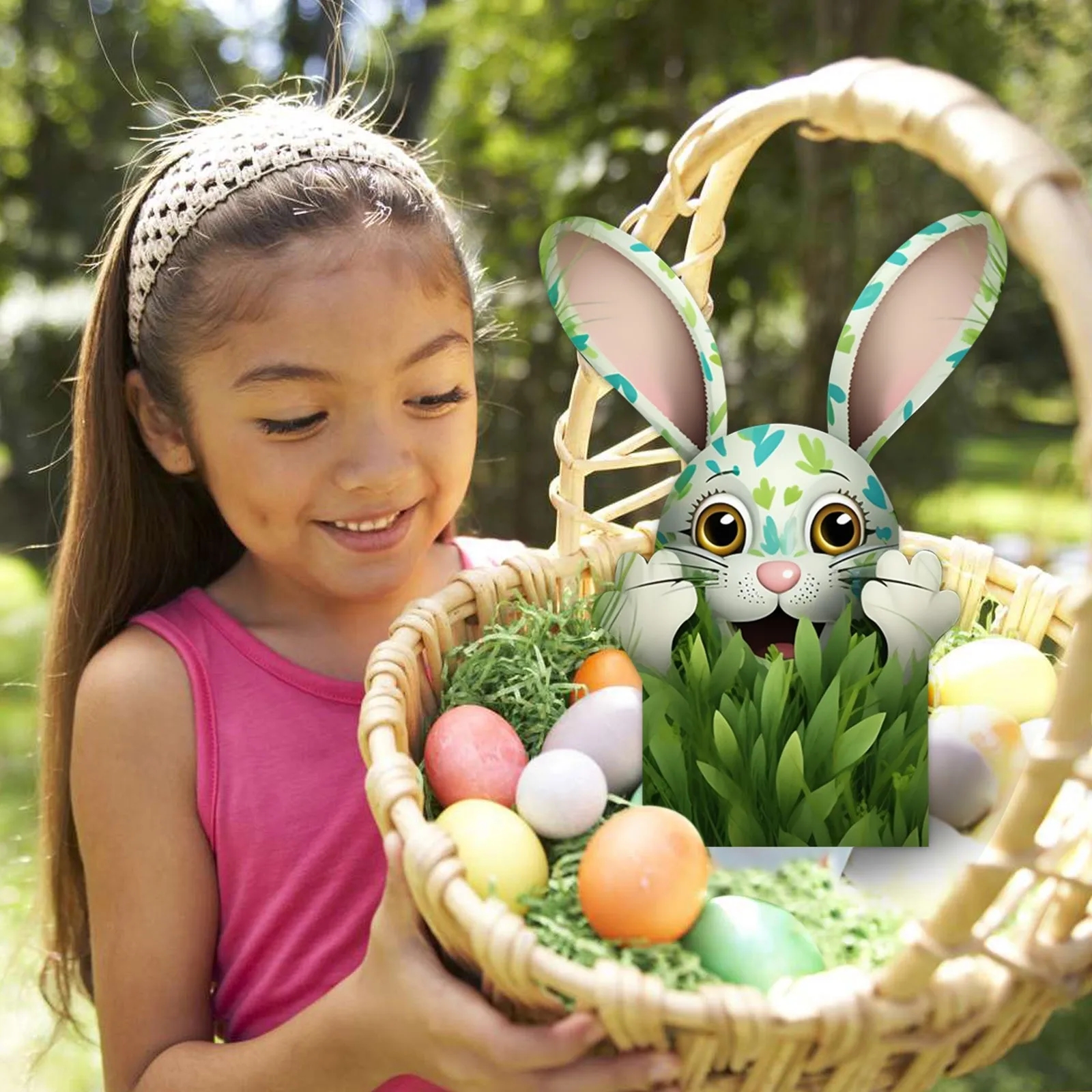 

Easter Surprise Bunny In The Meadow Best Easter Bunny For Kids Collectible Rabbit Plush Toy With Hidden Egg Teeth Caps for Kids