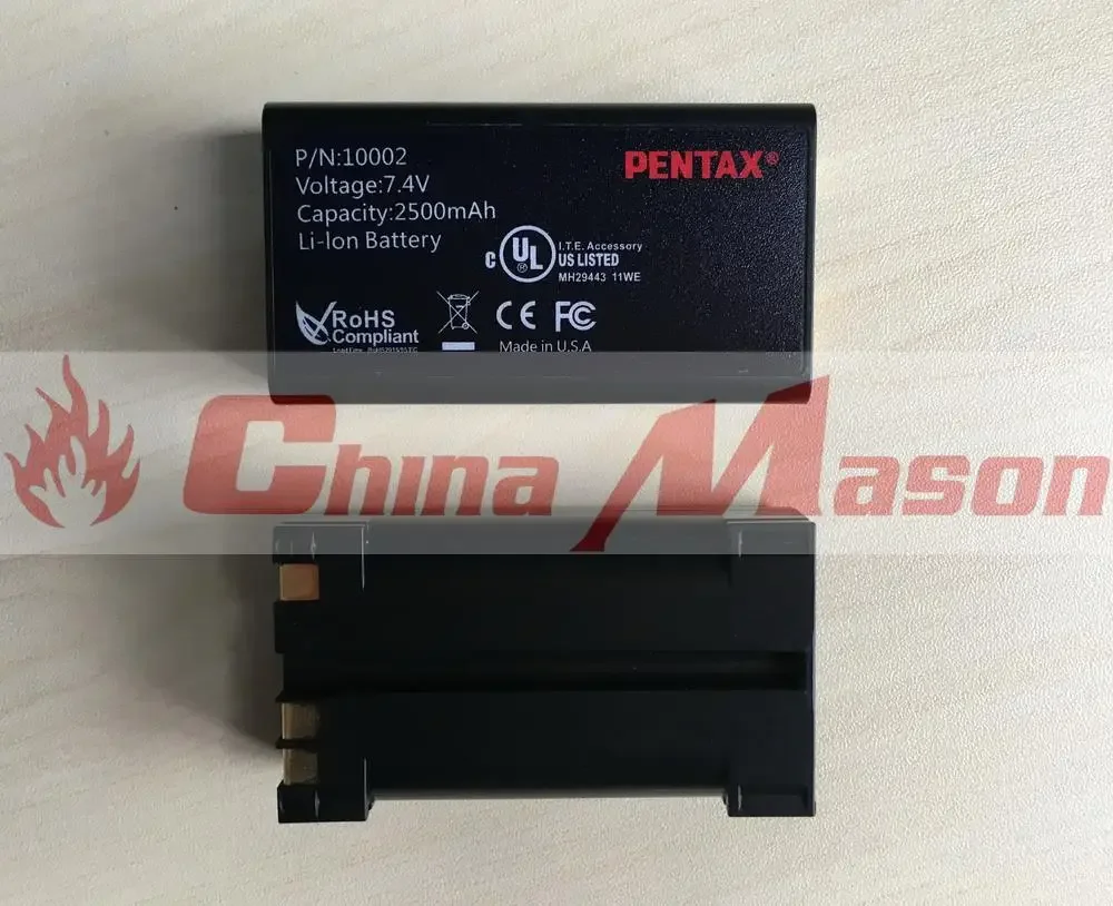 1pc High Quality Pentax 10002 Li-ion battery  for Pentax GPS G3100, 2500mAh