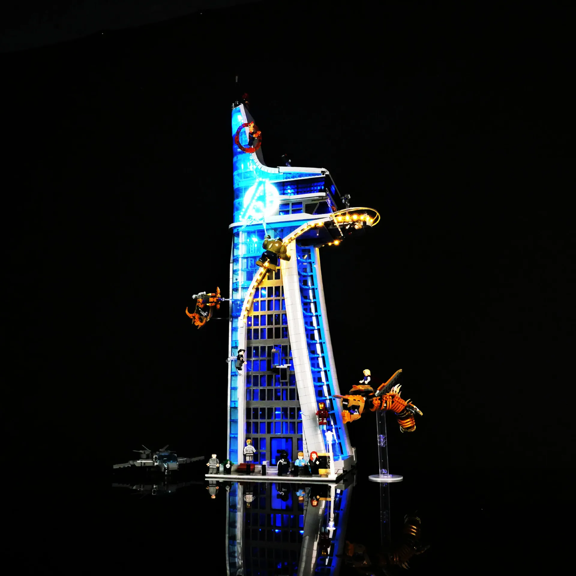 

LED Lighting Set Suitable for LEGO Avengers Tower 76269 Building Blocks No Model