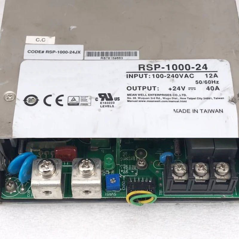 RSP-1000-24 24V 40A 1000W For MW 24V Switching Power Supply High Power Adjustable Voltage Perfect Tested