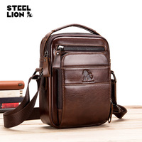 Chest Bag Men's Genuine Leather Fashionable Shoulder Bag Top Layer Cowhide Crossbody Waist Bag Soft Leather Backpack Casual