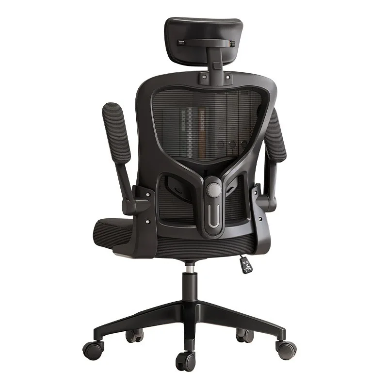Ergonomic Office Chair with Lumbar Support Home Dorm Computer Gaming Chair Comfy Backrest for Long Sitting Adjustable Sturdy