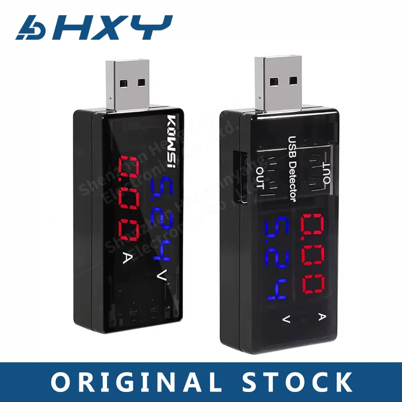 

KWS-10VA Двойной USB детектор заряда напряжения тока тестер вольтметр батареи прочный амперметр тестер зарядного устройства