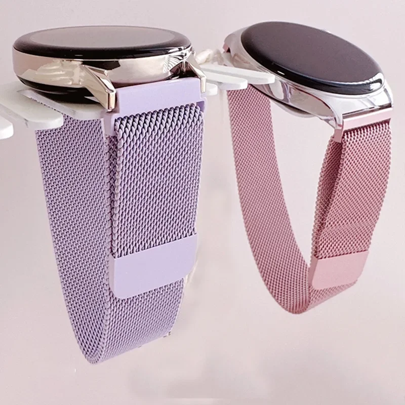 Миланский ремешок-петля для Samsung Galaxy Watch 7-FE-6-5-4-Classic 20 мм 22 мм Металлический магнитный браслет Huawei Watch GT 5-4-3-2 ремешок