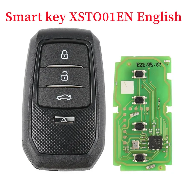 1-5pcs/lot Xhorse XSTO01EN TOY.T for Toyota XM38 Smart Key with Key Shell Support 4D 8A 4A for global