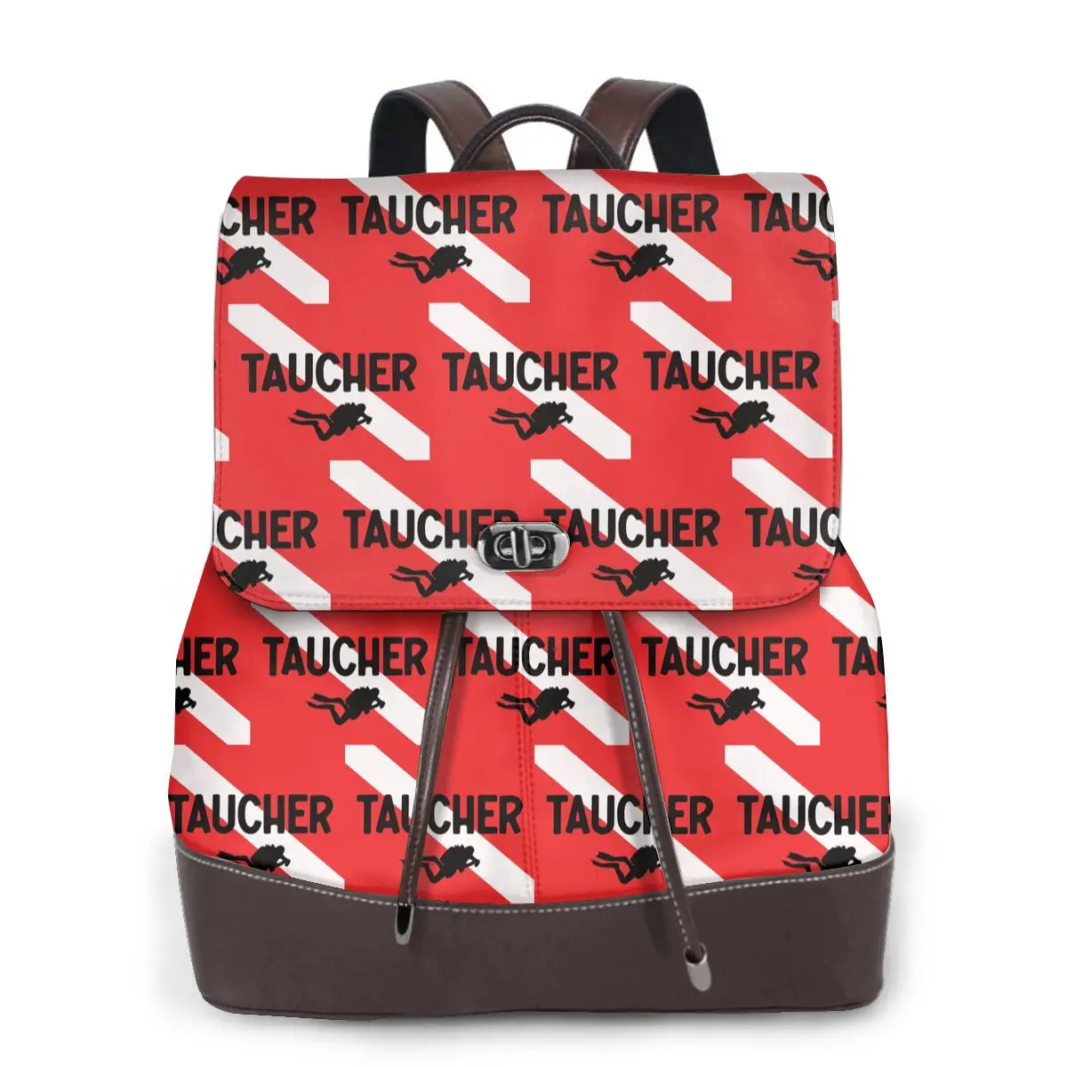 Scuba Diving Dive Diver Sea Snorkeling Sports Bookbag School Student Bags Hiking Travel Daypack for Women Fashion Derma Backpack